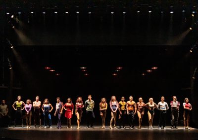 The Company of The REV Theatre Company’s production of A CHORUS LINE at the Merry-Go-Round Playhouse in Auburn, NY.