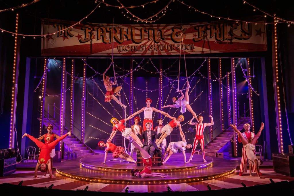 Barnum_D2_PROD-20250709-3530 – The REV Theatre Co. | Broadway in the Finger Lakes The Company of The REV Theatre Company’s production of BARNUM.