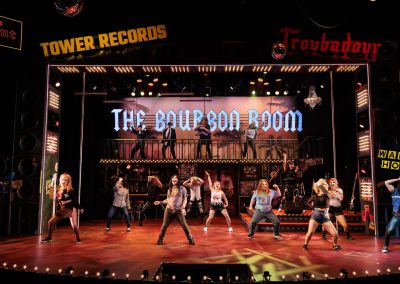 The Company of The REV Theatre Company’s production of ROCK OF AGES.