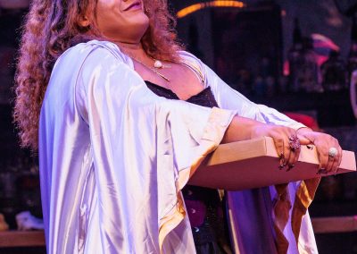 J’Quay Gibbs as Justice in The REV Theatre Company’s production of ROCK OF AGES.